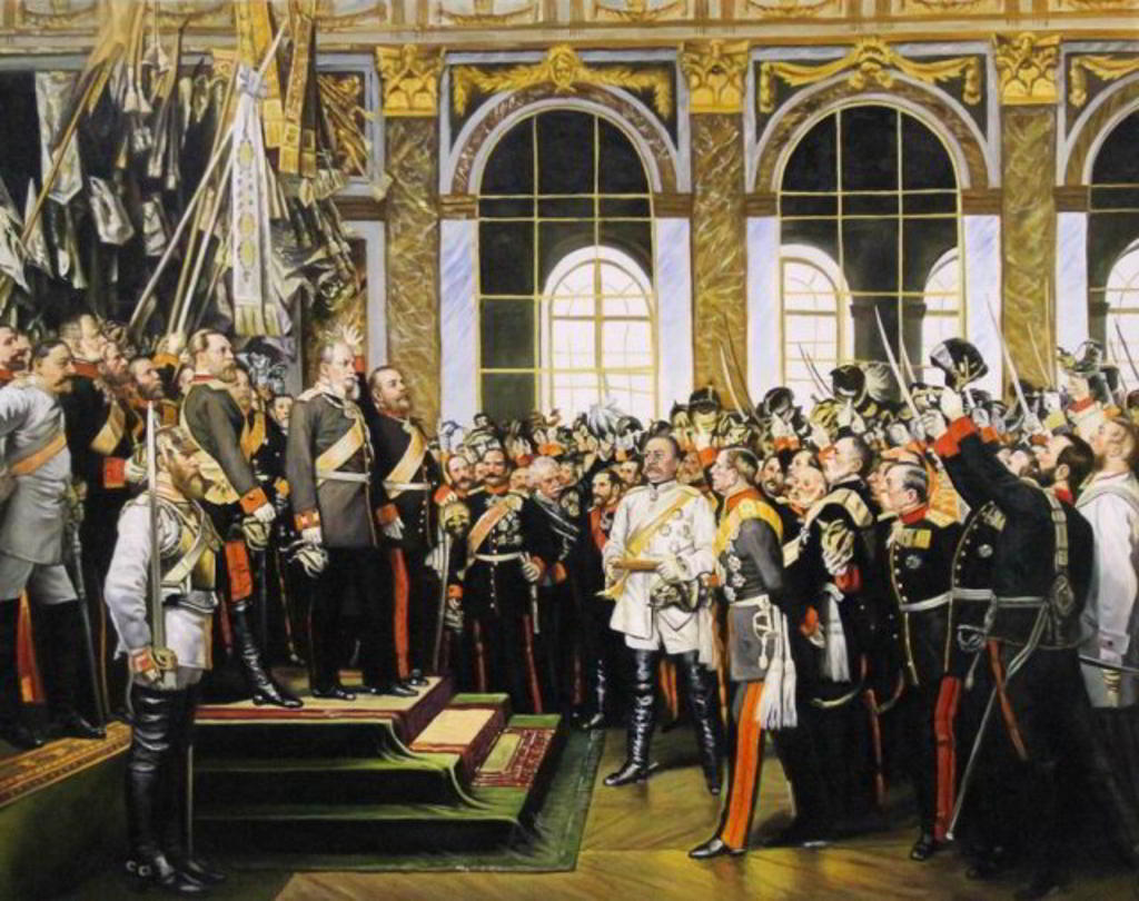 Anton von Werner - Kaiserproklamation dritte Fassung von 1885