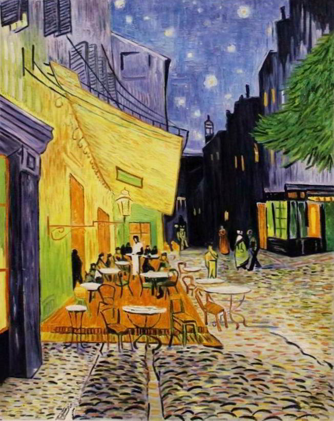 Vincent van Gogh - Caféterrasse am Abend (1888)