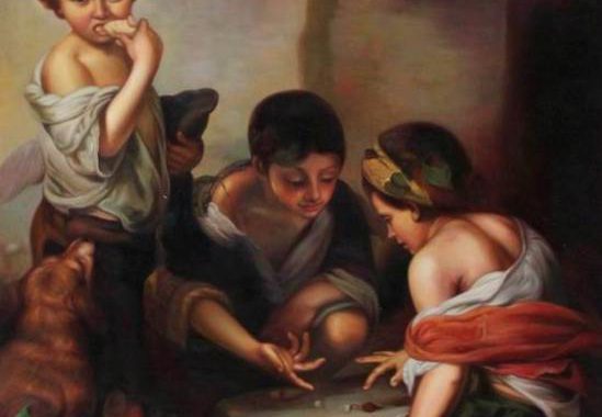 Bartolomé Esteban Murillo - Buben beim Würfelspiel