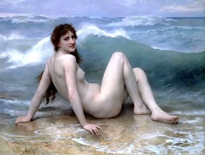 The Wave (1896) - William-Adolphe Bouguereau