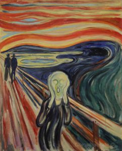 Der Schrei von Edward Munch Version von 1893