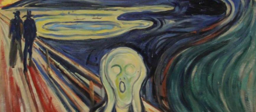 Der Schrei von Edward Munch Version von 1893