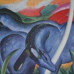 Franz Marc - "Die grossen blauen Pferde" als Auftragsmalerei