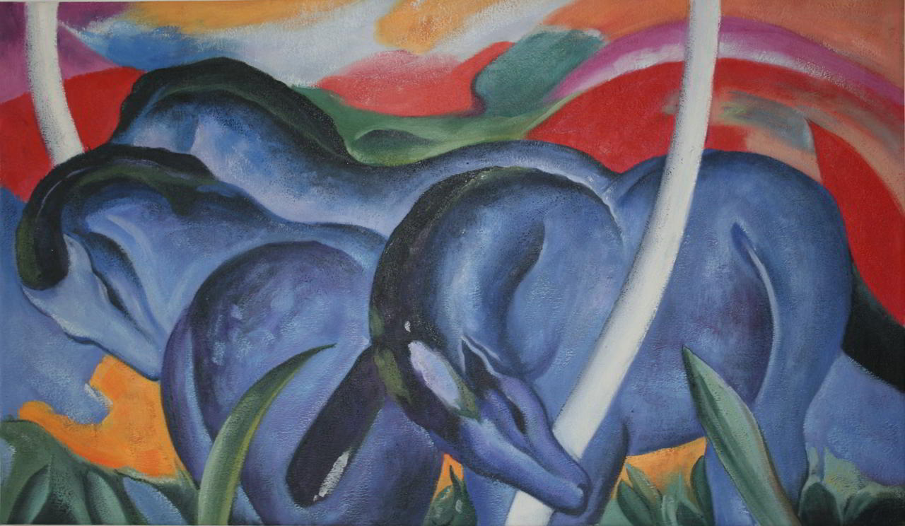 Franz Marc - Die grossen blauen Pferde (1911)